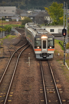 気動車がやって来た