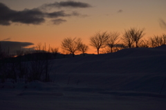 千曲川夕景