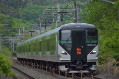 臨時特急の復路