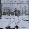 On the 雪の踏切