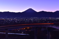 夜明の富嶽景