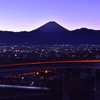 夜明の富嶽景