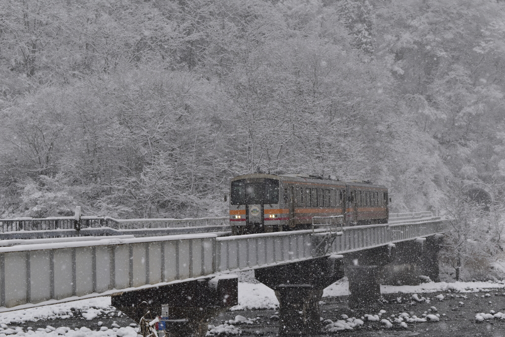 降雪にもマケズ