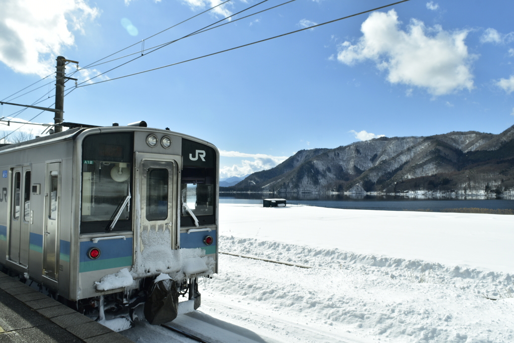 湖畔の駅