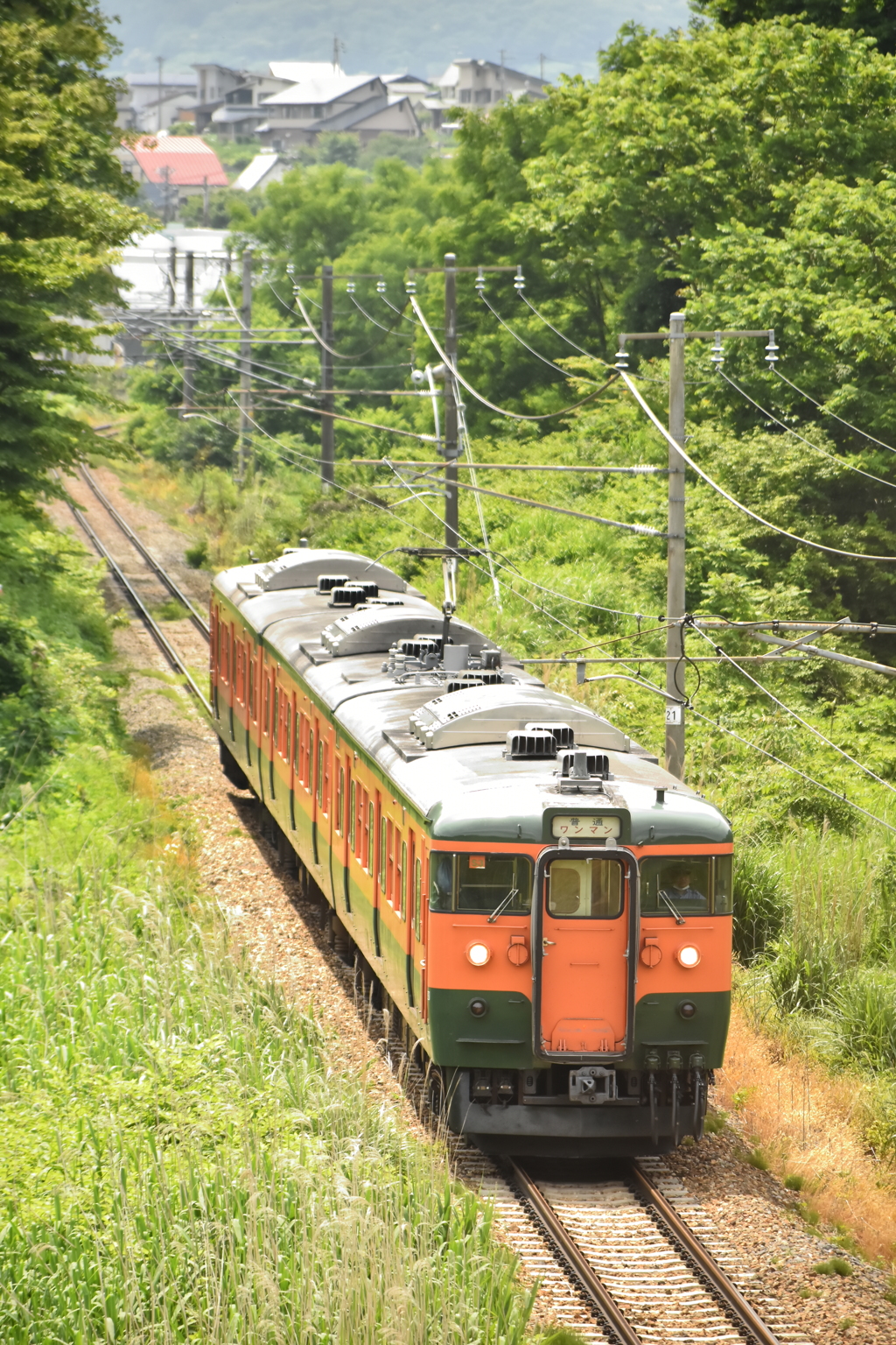信濃を走る湘南色