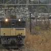 コンテナ牽引の古豪機関車