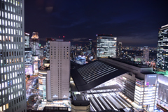 大阪駅の夜景