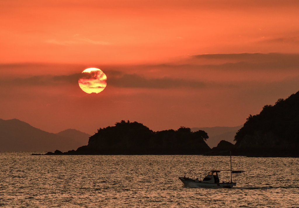 鞆の浦の夜明け