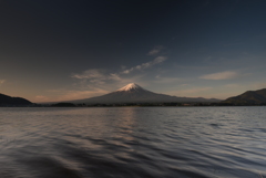 河口湖からの富士山