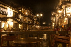 秋の銀山温泉