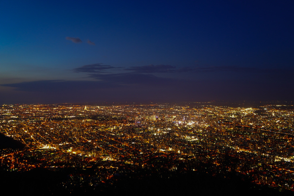 藻岩山の夜景