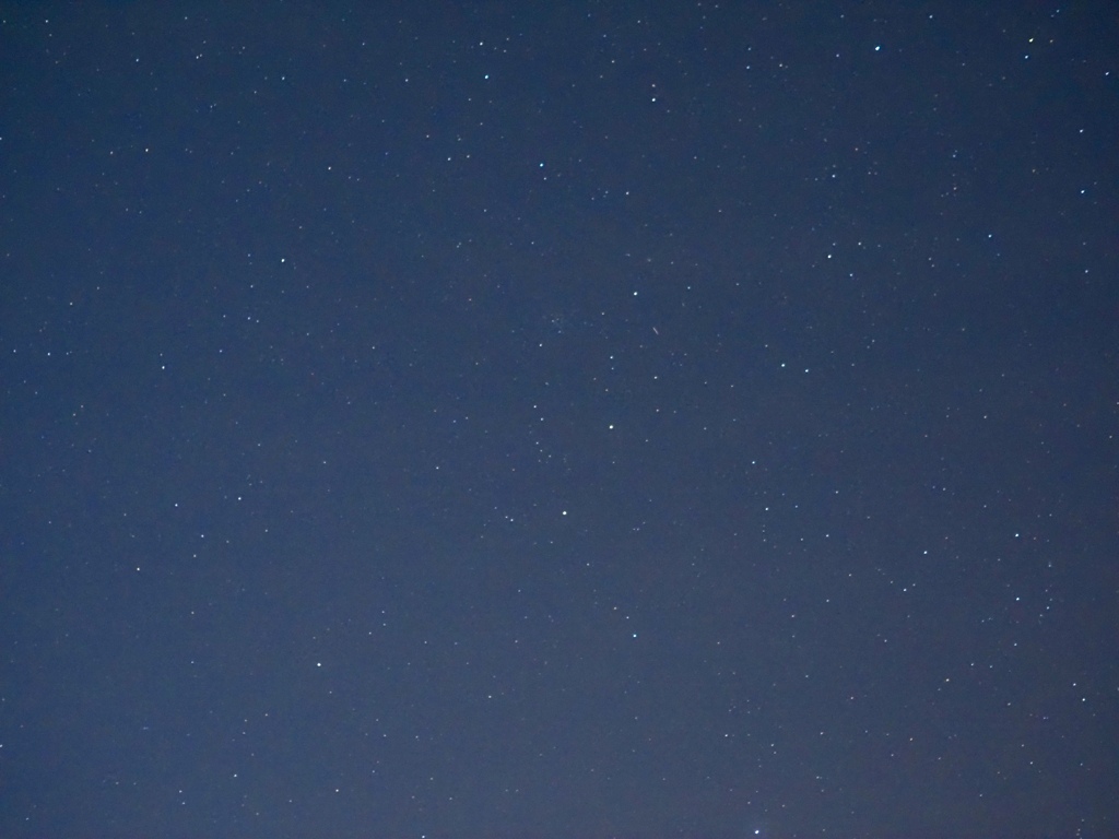 初めて夜の星を撮ってみた