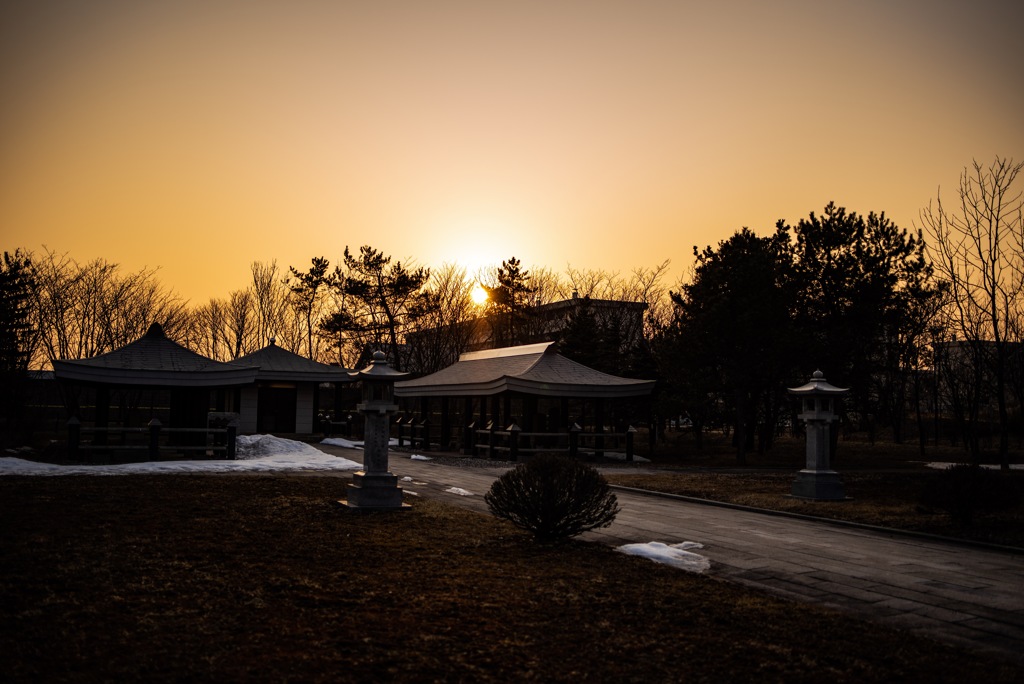 夕日