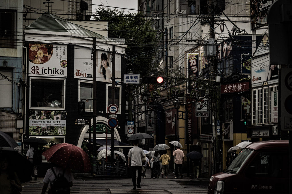 雨の長崎