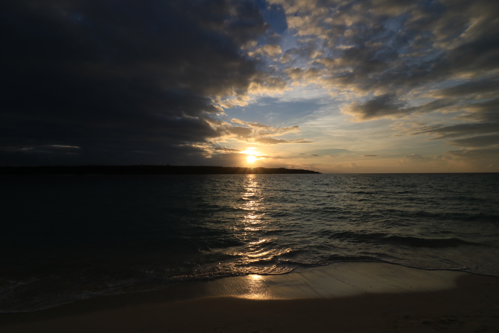 夕日