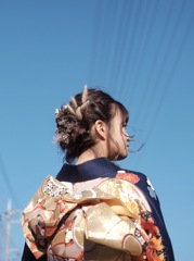 姉の成人式