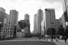 休日のオフィス街