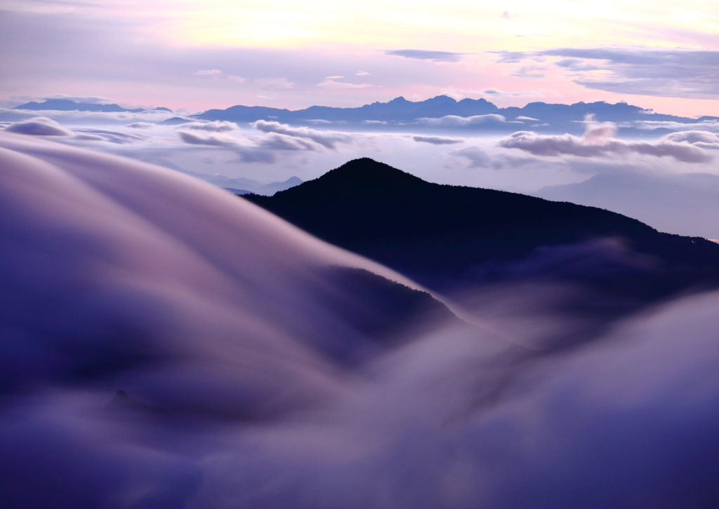 雲海夕景