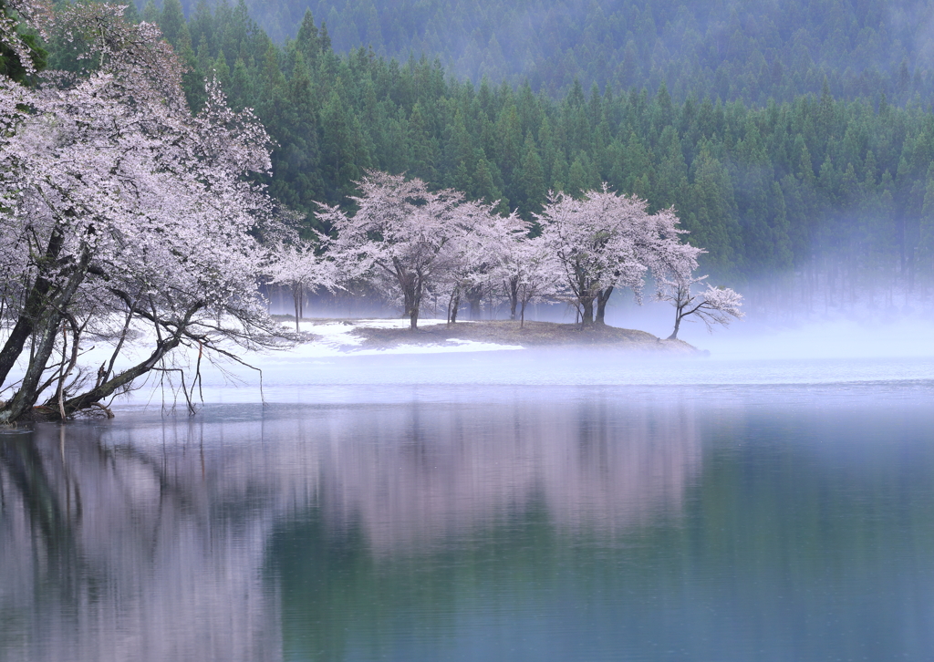静寂な湖畔