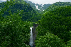 雪は水に川に