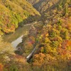 天竜峡　紅葉めぐり唐笠駅