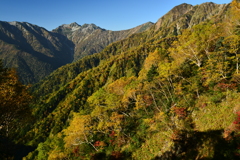 秋の針ノ木岳