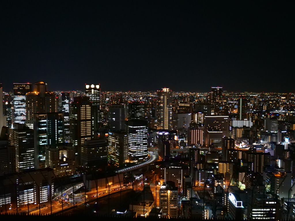 梅田スカイビルからの夜景