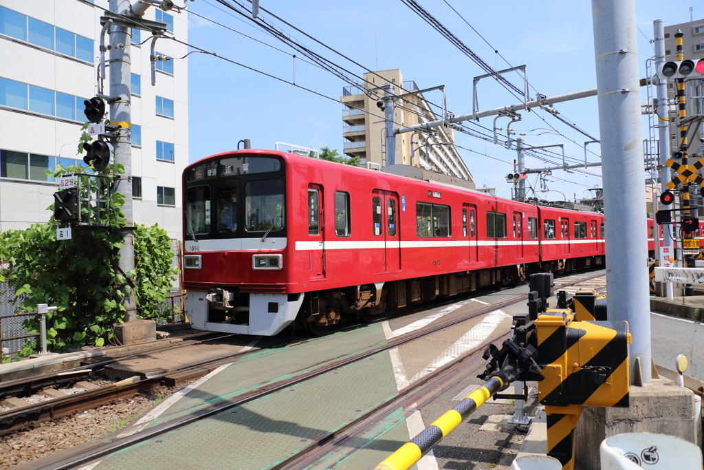 踏切通過