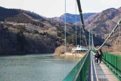 冬の大吊り橋