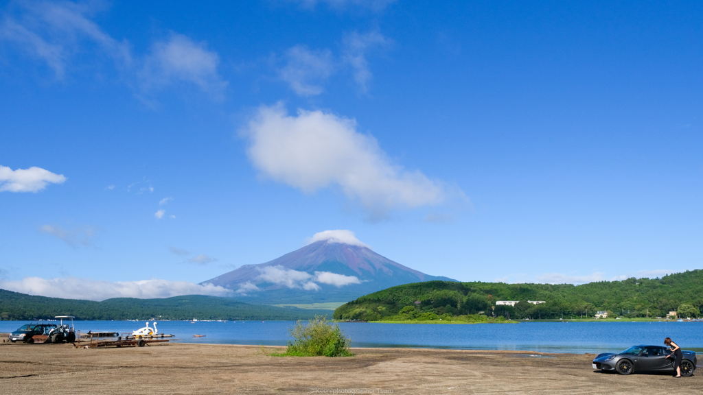 山中湖畔