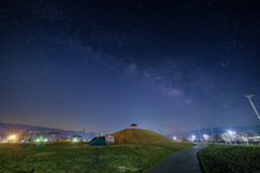 公園の星空