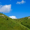 山荘と入道雲