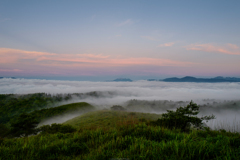 雲海と御嶽山