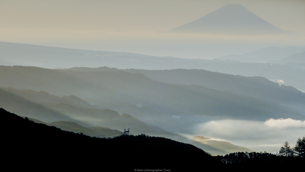霞む風景