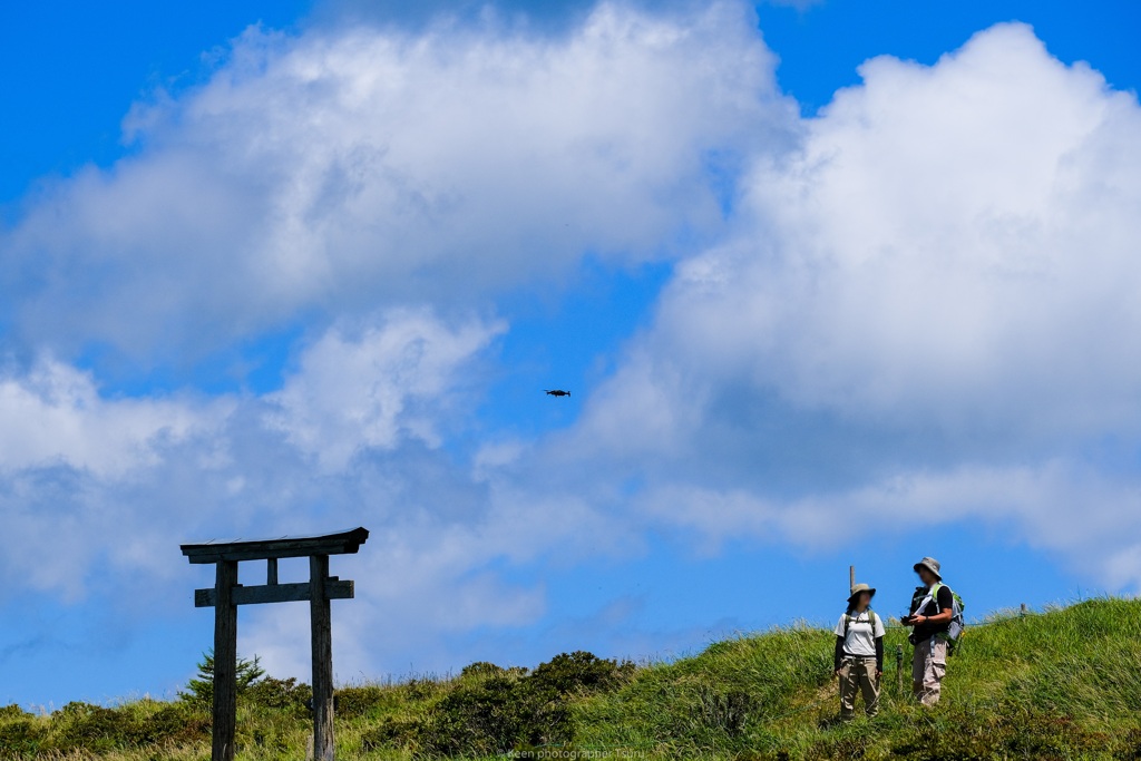 ドローンで記念撮影
