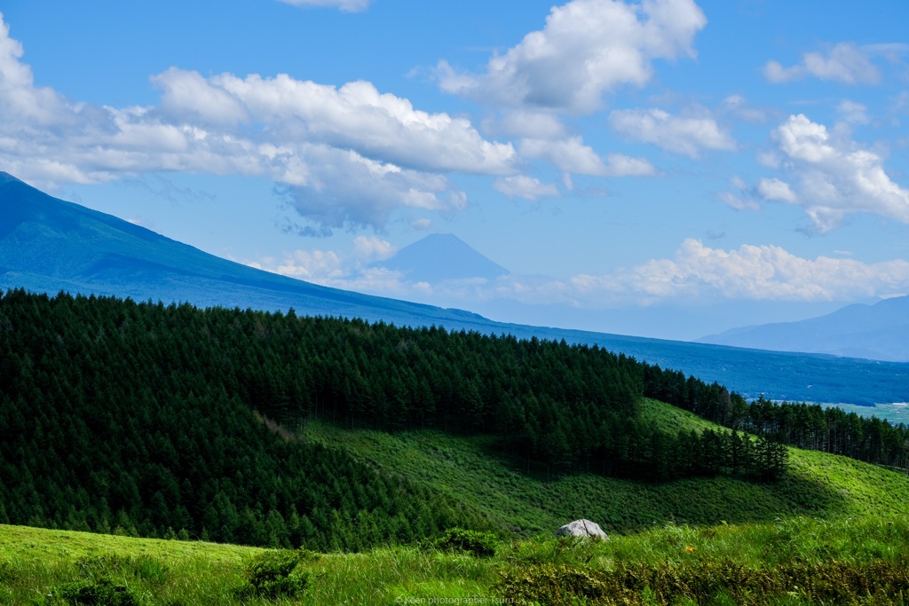 霧ヶ峰からの富士