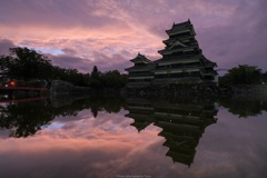 城内点検の明かり