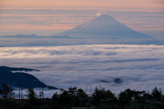 雲海と富士