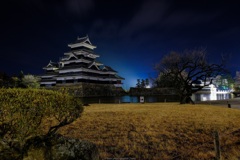 冬の松本城公園