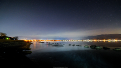 星空諏訪湖