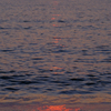 海に沈む