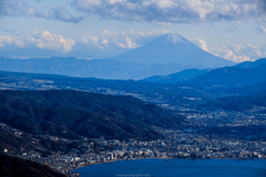 富士山の見える午後