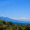 遠くの富士