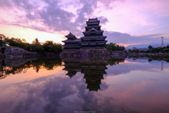 雲と城