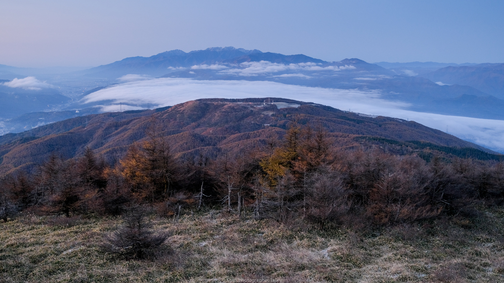 秋の高ボッチ山