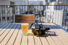 ビールとカメラ