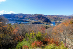山沿いの景色