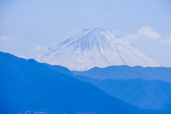 遠くの富士