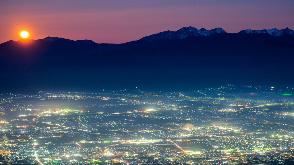 松本平夜景