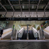 松本駅にて